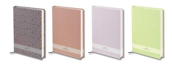 Faber-Castell - Puantiyeli Sert Kapak Çizgili Defter A5 120yp. (400601) ürün görseli 1