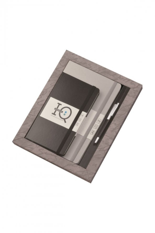 Gıpta IQ Set 19x26 ve 13x21 Çizgili Krem Defter + Touch Pen Kalem ürün görseli 1