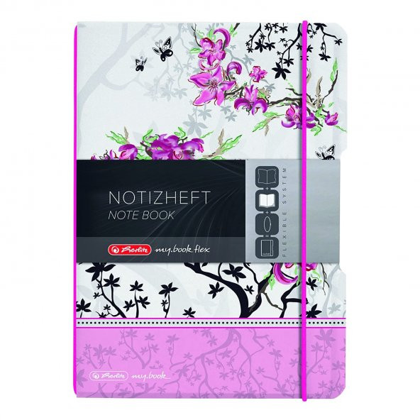 Herlitz A5 Kareli Defter Bloom 1136 - Resim 2
