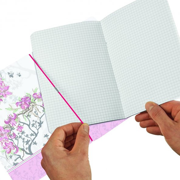 Herlitz A5 Kareli Defter Bloom 1136 - Resim 3