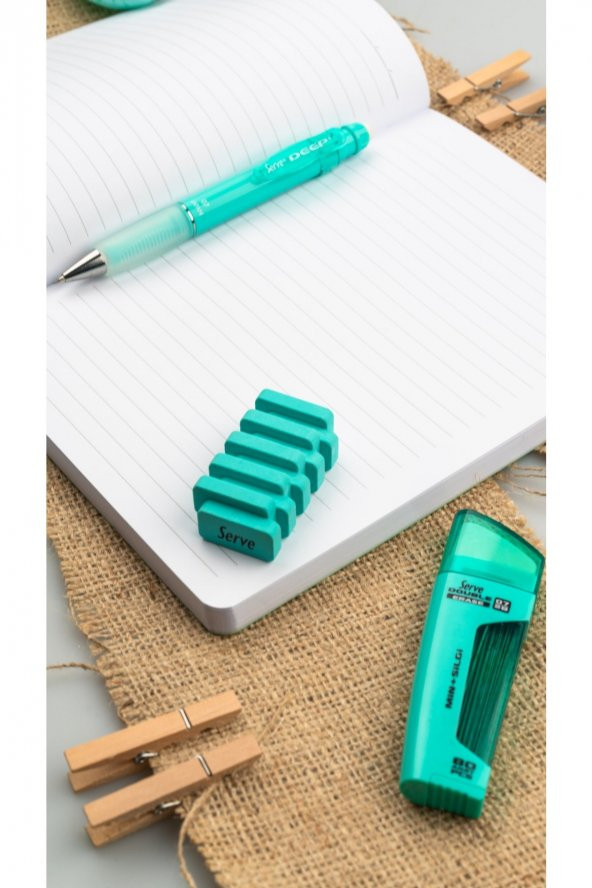 Serve A5 Çizgili Esnek Kapak Defter - Resim 5