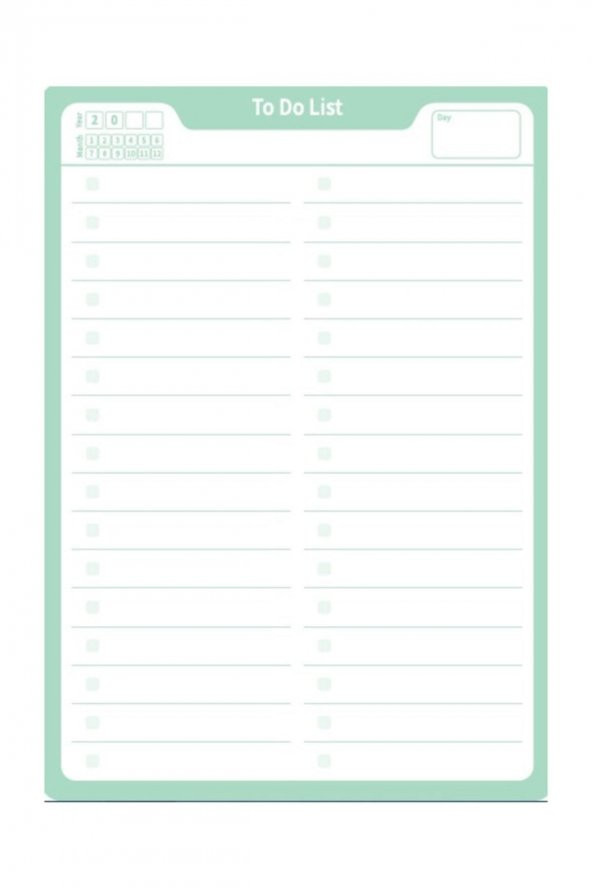 Deffter Masa Blok To Do List 20X28Cm ürün görseli 1