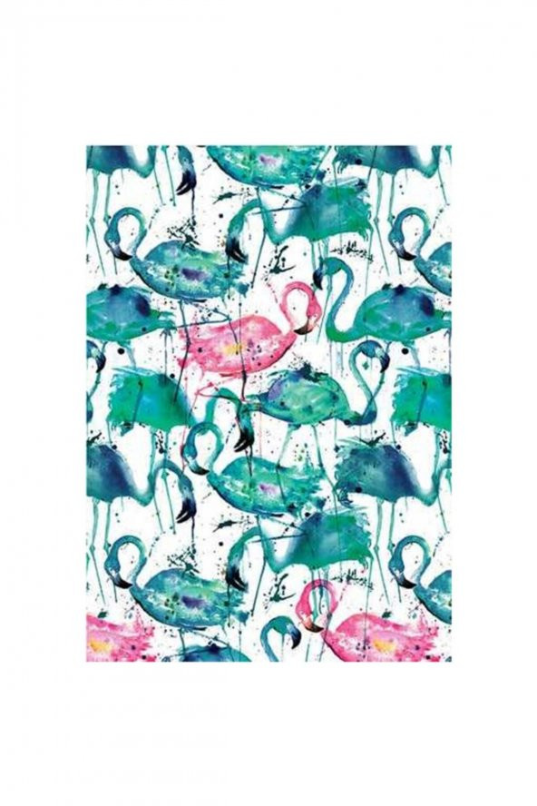 Deffter Paradise Flamingos Çizgili Defter ürün görseli 1