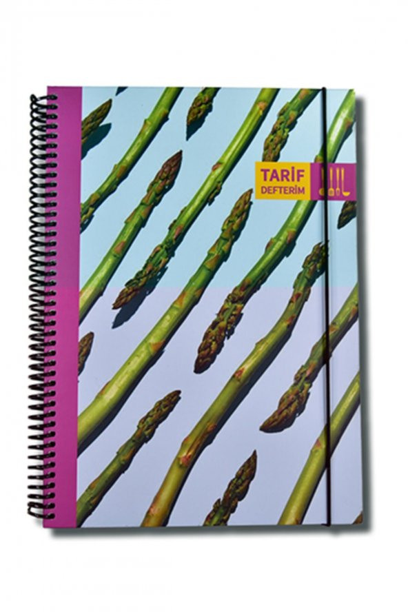 Deffter Yemek Tarif Defteri / Asparagus Defter ürün görseli 1