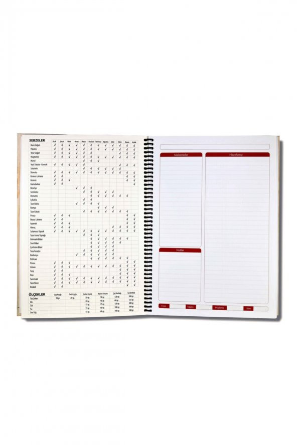 Deffter Yemek Tarif Defteri / Asparagus Defter - Resim 3