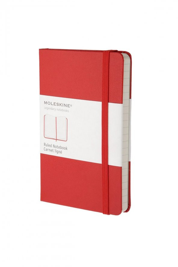 Moleskine Büyük Boy Kırmızı 240 Sayfa Çizgili Defter ürün görseli 1