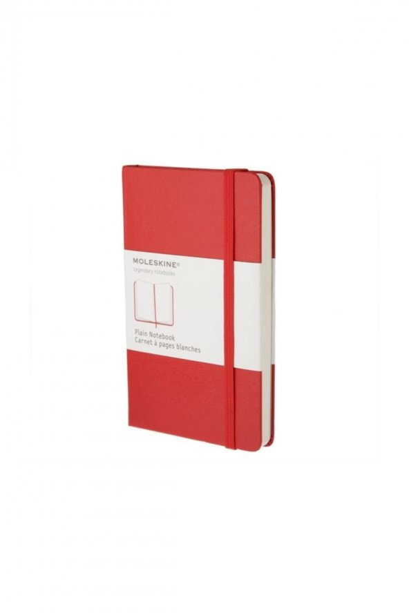 Moleskine Büyük Boy Kırmızı 240 Sayfa Düz Defter ürün görseli 1