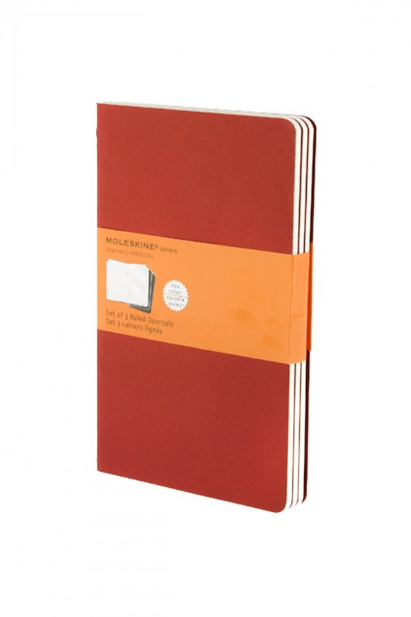 Moleskine Cahier 3Lü Büyük Boy Karton Kapak Çizgili Defter ürün görseli 1
