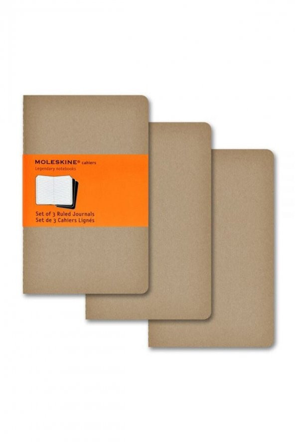 Moleskine Cahier 3Lü Defter Kraft Cep Qp411 ürün görseli 1