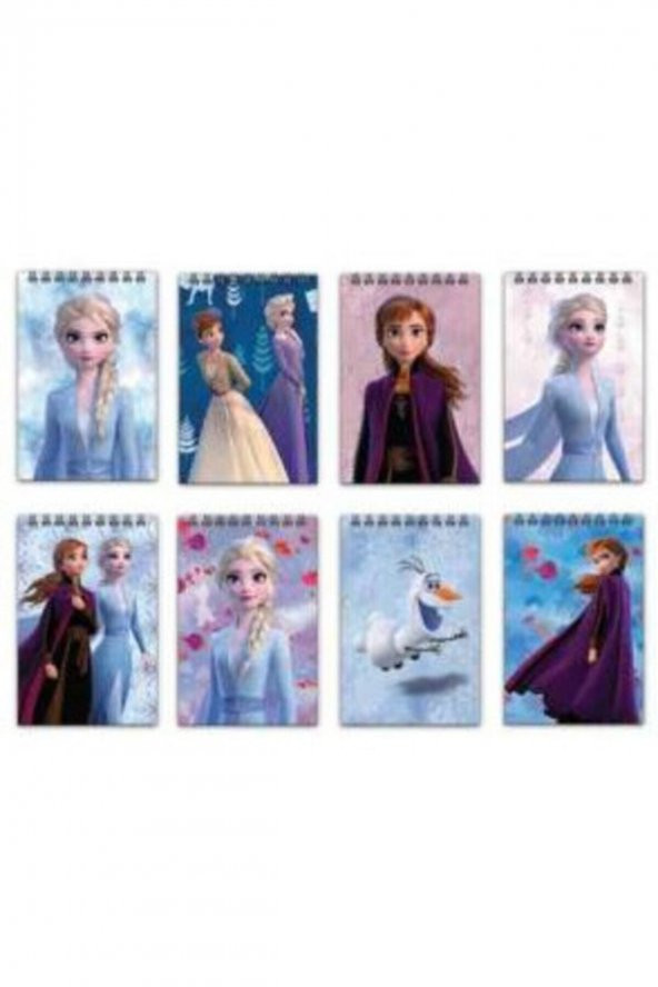 Keskin Frozen A7 42 Yaprak Kareli Spiralli Not Defteri 2 Adet ürün görseli 1