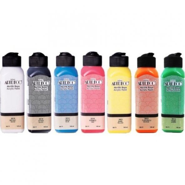 Artdeco Akrilik Boya Seti 6X140 ml ürün görseli 1