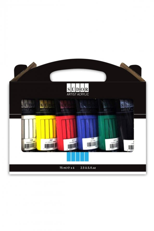 Artist Akrilik 6x75ml Tüp ürün görseli 1