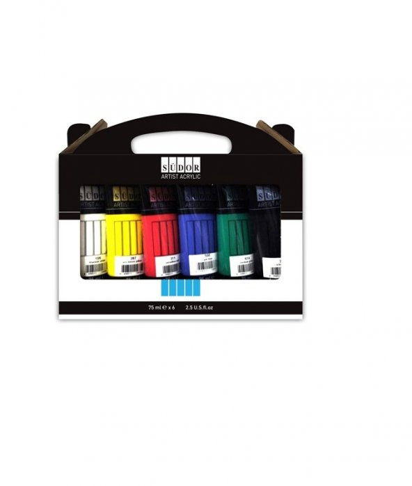 Artist Akrilik 6x75ml Tüp - Resim 8