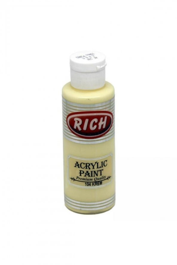 Rich Akr-120-104 Akrilik Boya 120 Cc Krem ürün görseli 1