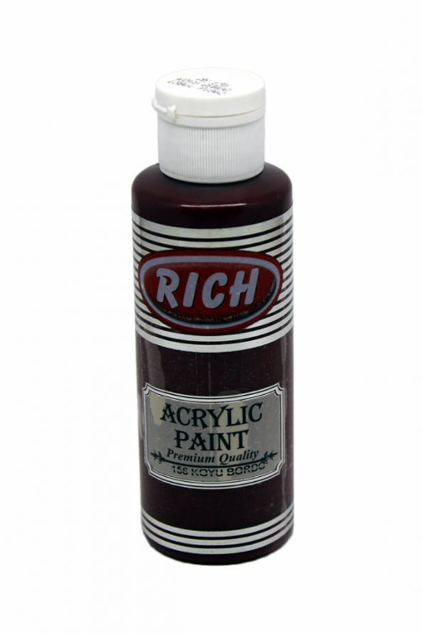 Rich Akrilik Boya 130 cc. 156 Koyu Bordo ürün görseli 1