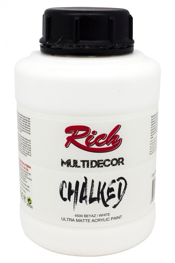 Rich Multi Decor Chalked Akrilik Boya 1750ml 4500 Beyaz ürün görseli 1