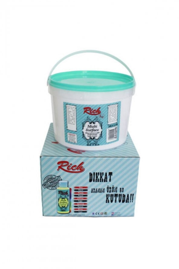 Rich Beyaz Multi Surface Her Yüzey Için Akrilik Boya 2500cc 2100 ürün görseli 1