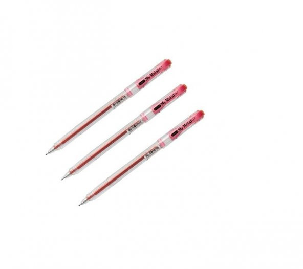 Dong-a My-metal 0.7 Mm Pembe İğne Uçlu Kalem 3 Adet ürün görseli 1