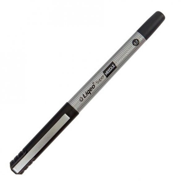 Liqeo Super Needle İğne Uçlu Roller Kalem Siyah 0.7 ürün görseli 1