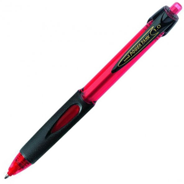 Uni-Ball Power Tank 1,0mm Kırmızı Mekanik Dışortam Kalemi SN-220 ürün görseli 1