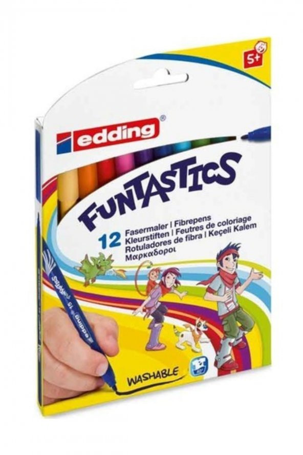 Edding Funtastics Keçe Uçlu Kalem Ince 12 Li ürün görseli 1