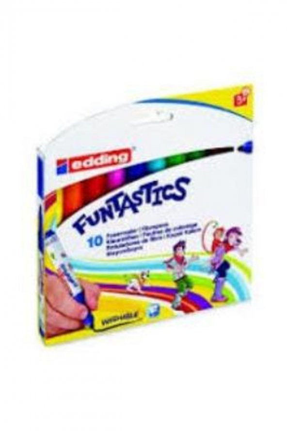 Edding Funtastics Yuvarlak Kalın Uçlu Keçeli Kalem 10lu Set ürün görseli 1
