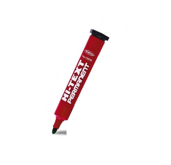 Hi-text Permanent Marker Yuvarlak Uçlu Kırmızı ürün görseli 1