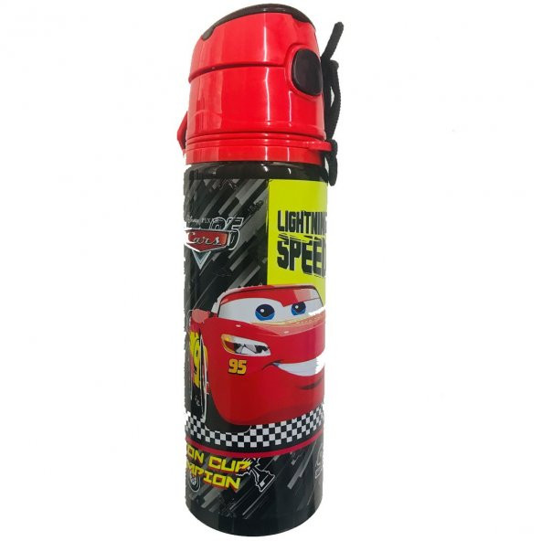 Lisanslı Cars Çelik Matara 500 ml ürün görseli 1