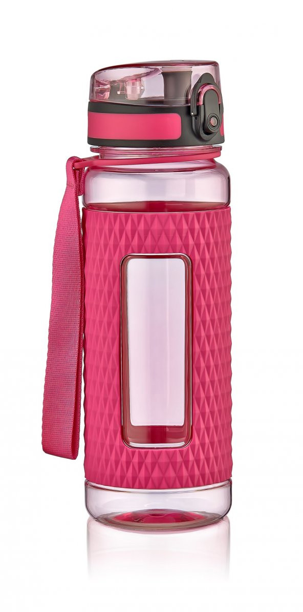 Uzspace 520 Ml Tritan Matara Plum Red - Resim 3