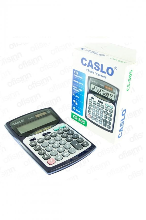 Caslo CS-505 Büyük Boy Hesap Makinesi ürün görseli 1