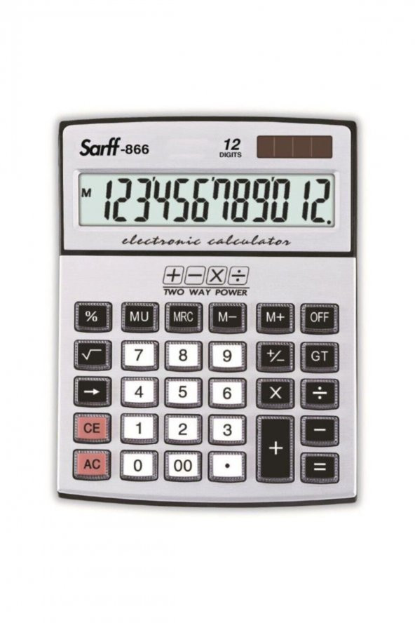 Sarff Hesap Makinesi 866 12 Hane ürün görseli 1
