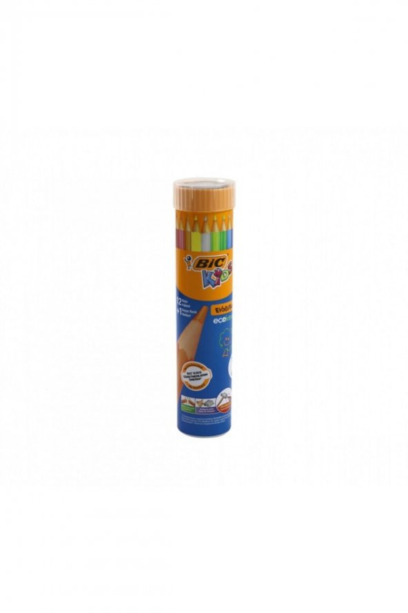 Bic Kids Evolution Kuru Boya Kalemi 12+1li Metal Tüp ürün görseli 1
