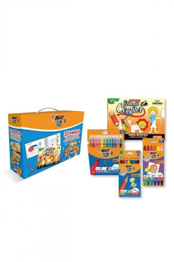 Bic 37 Parça Dikkat Geliştirici Boyama Seti - Resim 2