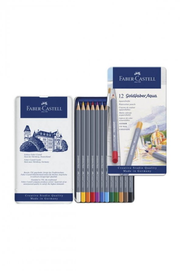 Faber Castell Goldfaber Aquarel Boya Kalemi 12 Renk ürün görseli 1