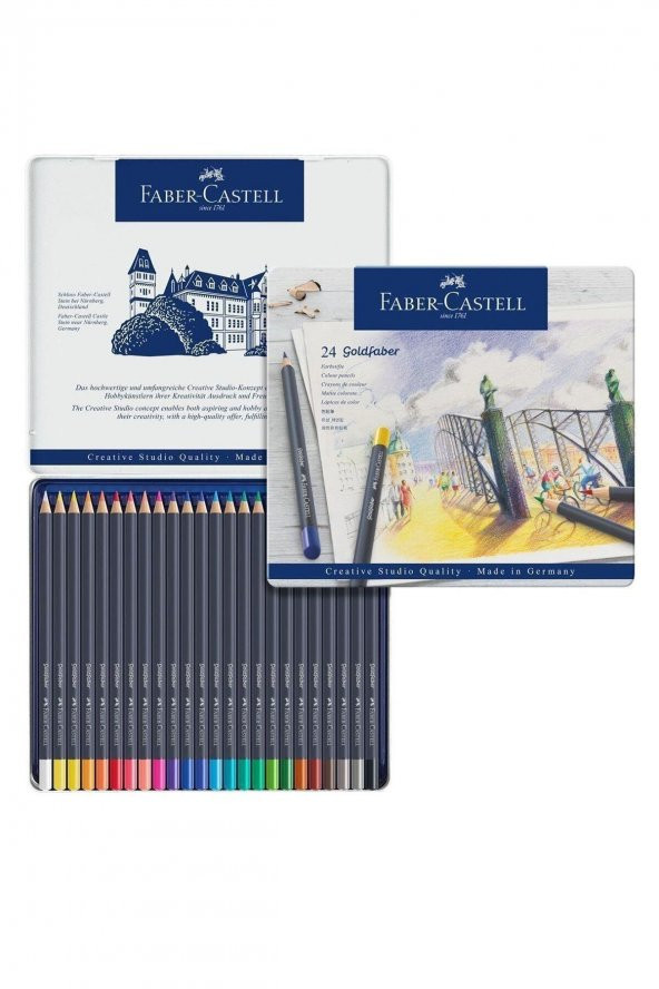 Faber-castell Kuru Boya Kalemi Goldfaber 24 Renk 11 47 24 ürün görseli 1
