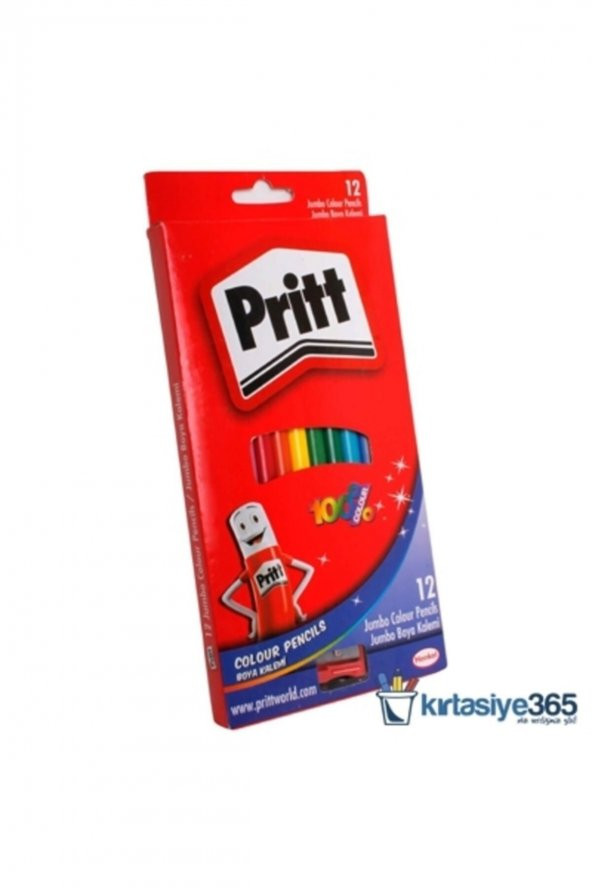 Pritt Kuruboya Jumbo Üçgen Uzun 12 Li ürün görseli 1