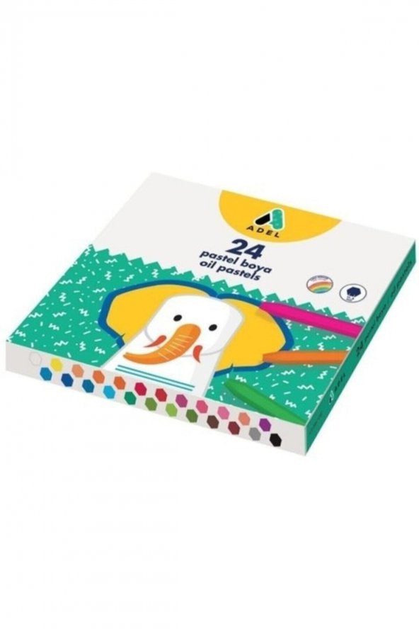 Adel 24 Renk Pastel Boya ürün görseli 1