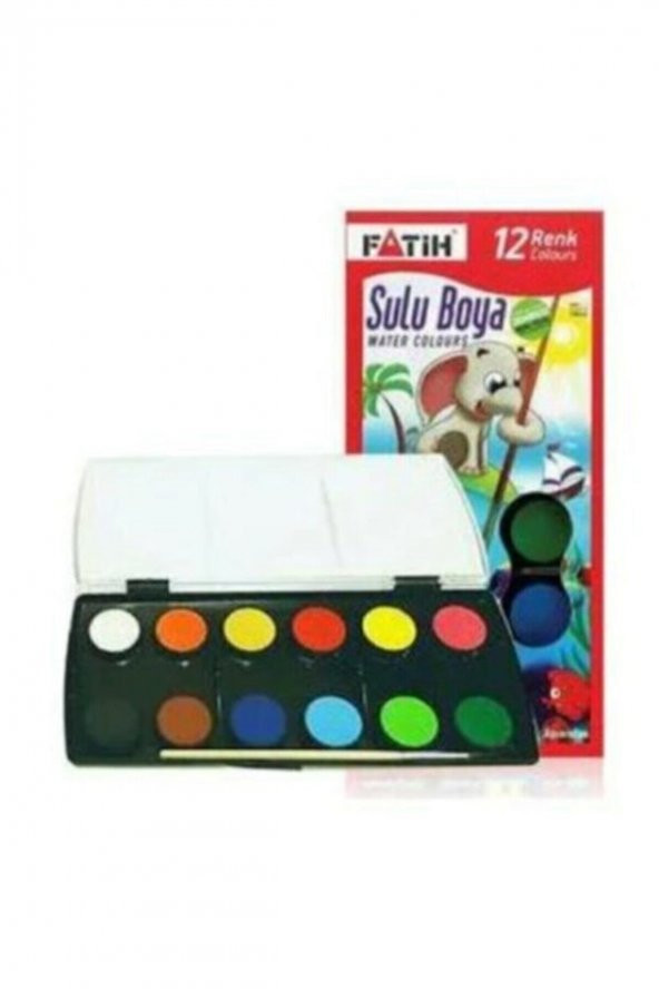 Fatih 904 S12 Sulu Boya-12Li - Resim 2