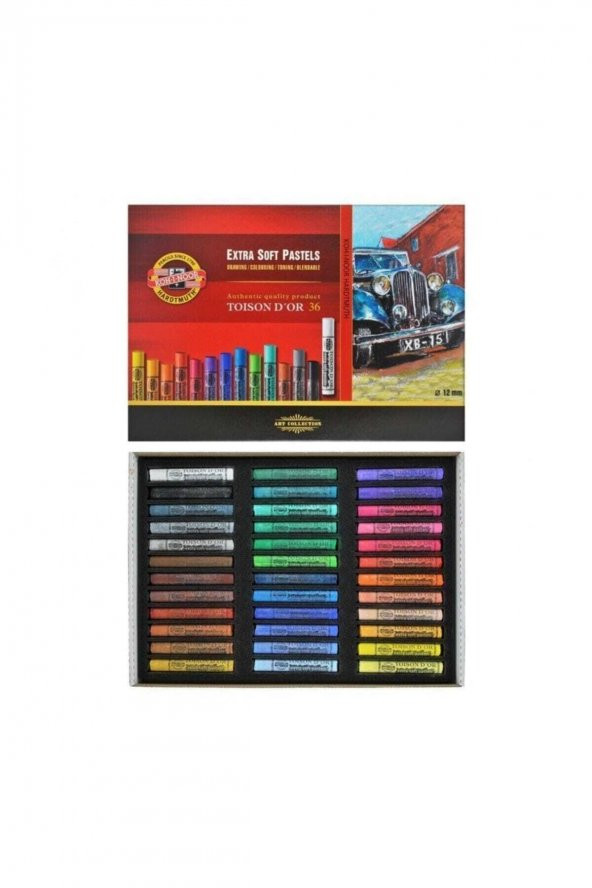 Koh-İ Noor Toison DOr Soft Pastel Boya 36Lı, ürün görseli 1