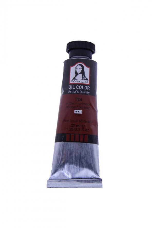Mona Lisa Yağlı Boya 37 Ml Alizarin Kırmızı 326 ürün görseli 1