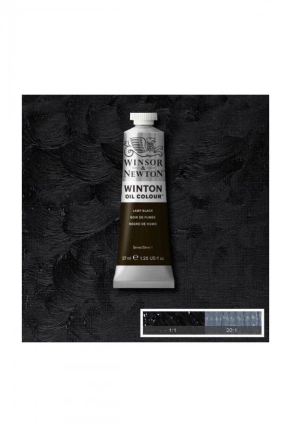 Winsor & Newton Winton Yağlı Boya 37 ml. 25 Lamp Black ürün görseli 1