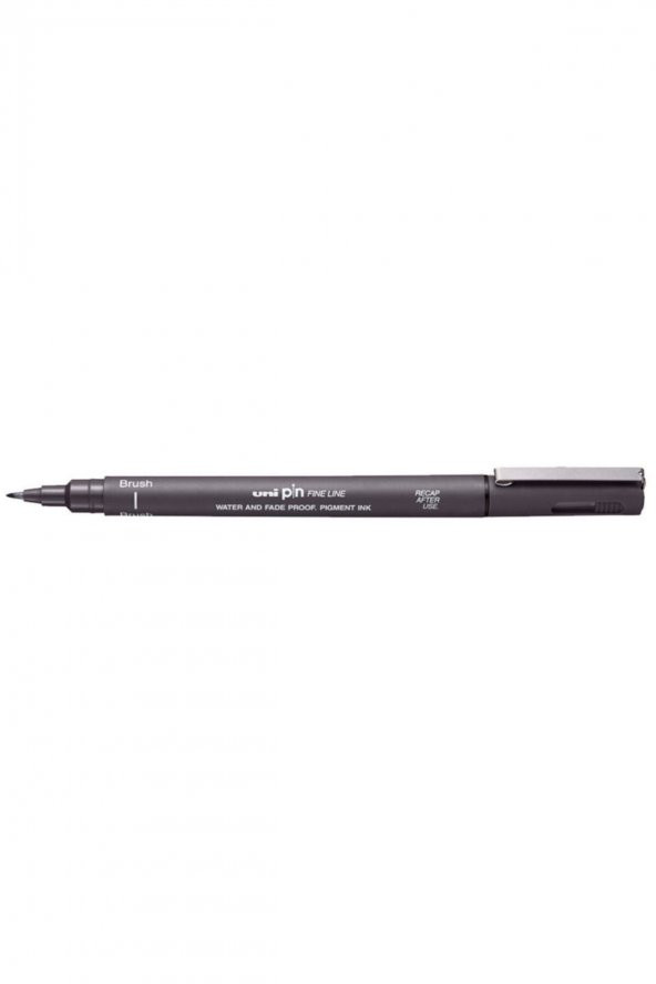 Uni-ball Pin Br-200 Brush Fırça Uçlu Kalem Koyu Gri 3 Adet ürün görseli 1