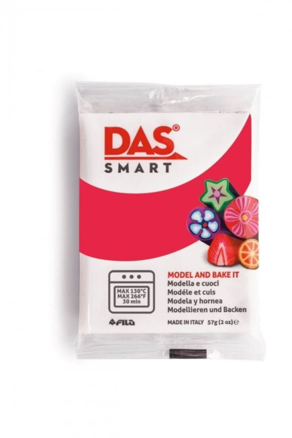 Das Smart Polimer Kil 57 Gr. 321016 Koyu Kırmızı ürün görseli 1