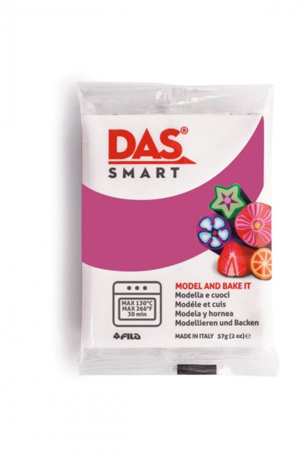 Das Smart Polimer Kil 57Gr. - Geranium Pink ürün görseli 1