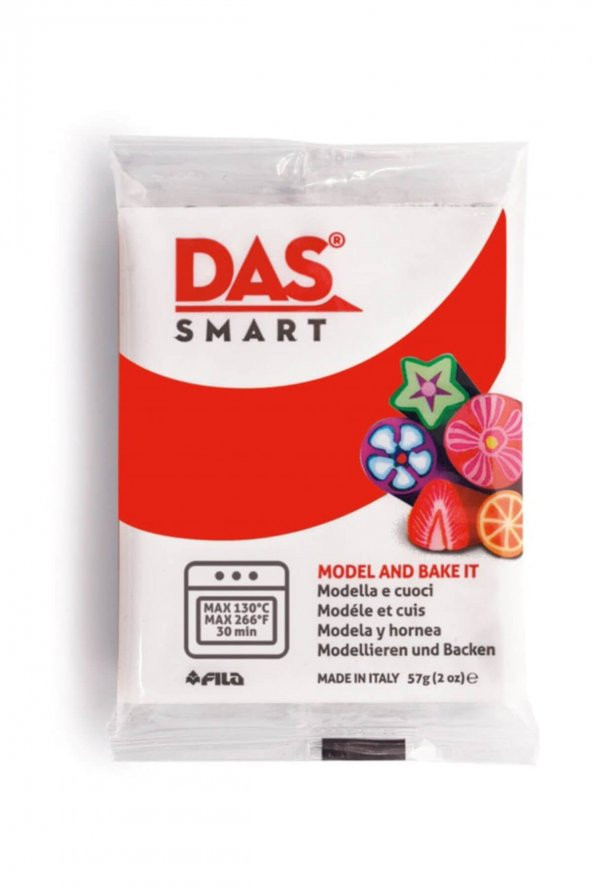 Das Smart Polimer Kil 57Gr. - Scarlet Red ürün görseli 1