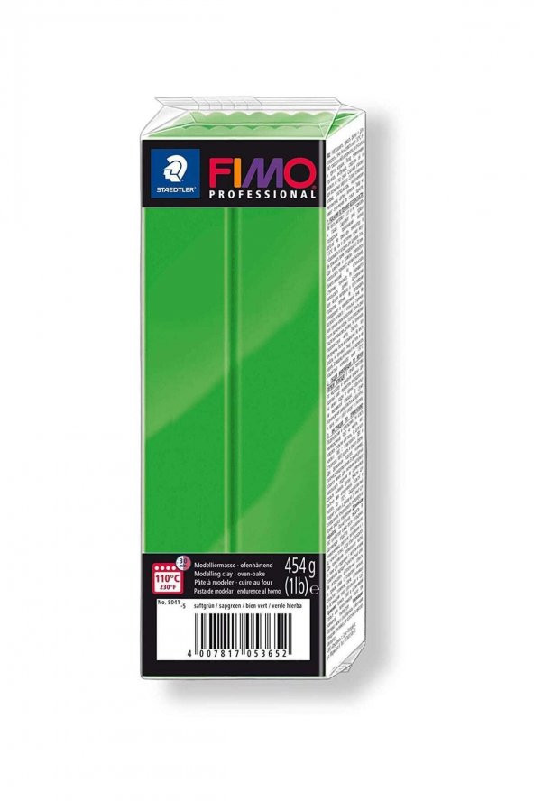 Fimo Professional Polimer Kil 454 gr. 5 Doğa Yeşili ürün görseli 1