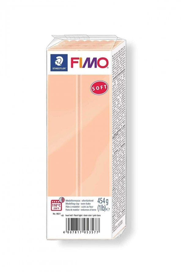 Fimo Soft Polimer Kil 454 Gr. 43 Açık Ten Rengi ürün görseli 1