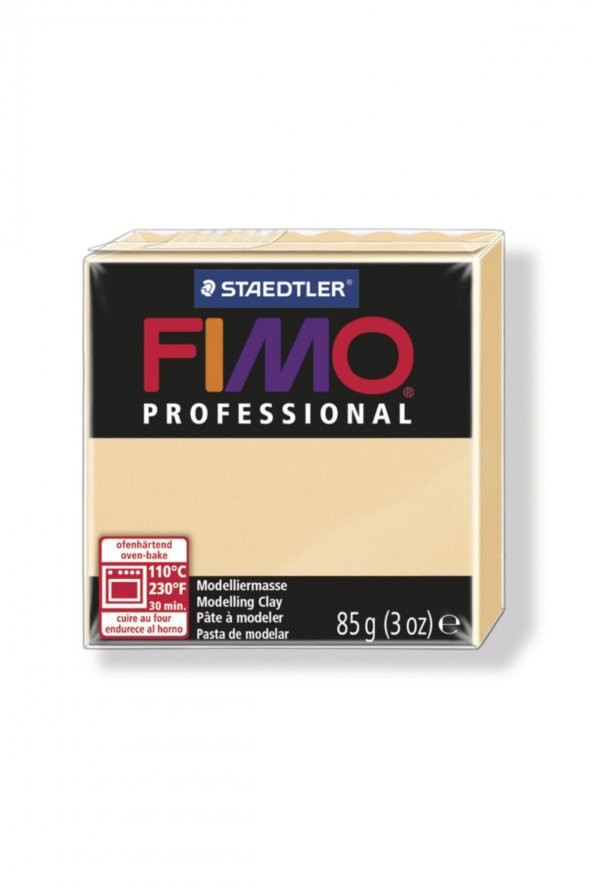 Fimo Professional Polimer Kil 85gr. Şampanya+Kırmızı ürün görseli 1