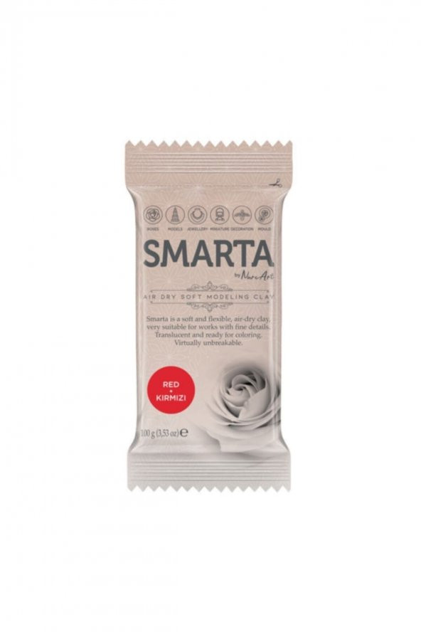 Smarta Modelleme Hamuru 100 Gr. Kırmızı ürün görseli 1