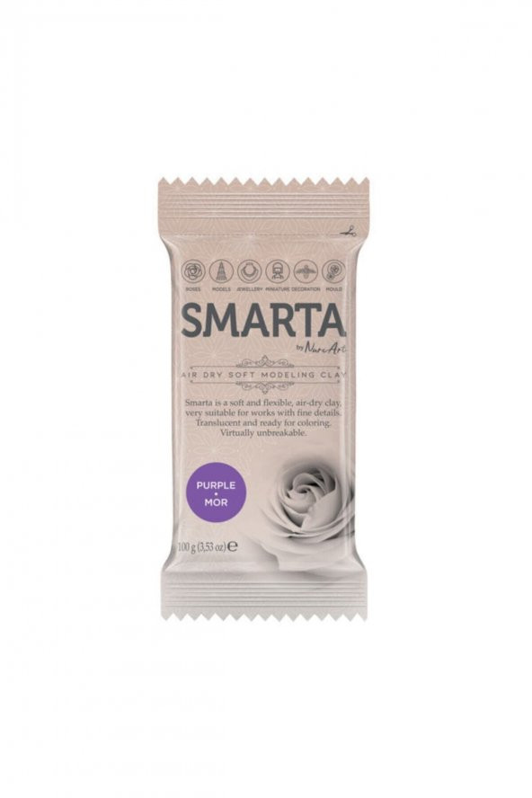 Smarta Modelleme Hamuru 100 Gr. Mor ürün görseli 1